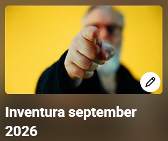 Inventura september 2026