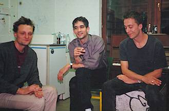 LaBradford v backstageu KUDa F.Pre�erna, foto: Janez Goli�